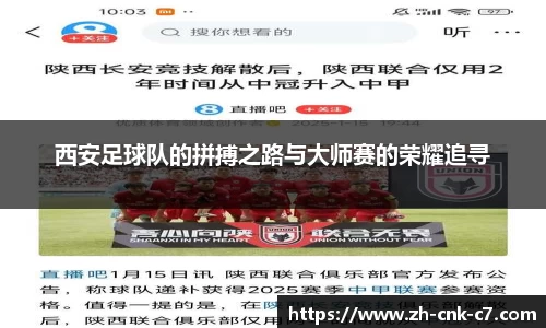 西安足球队的拼搏之路与大师赛的荣耀追寻